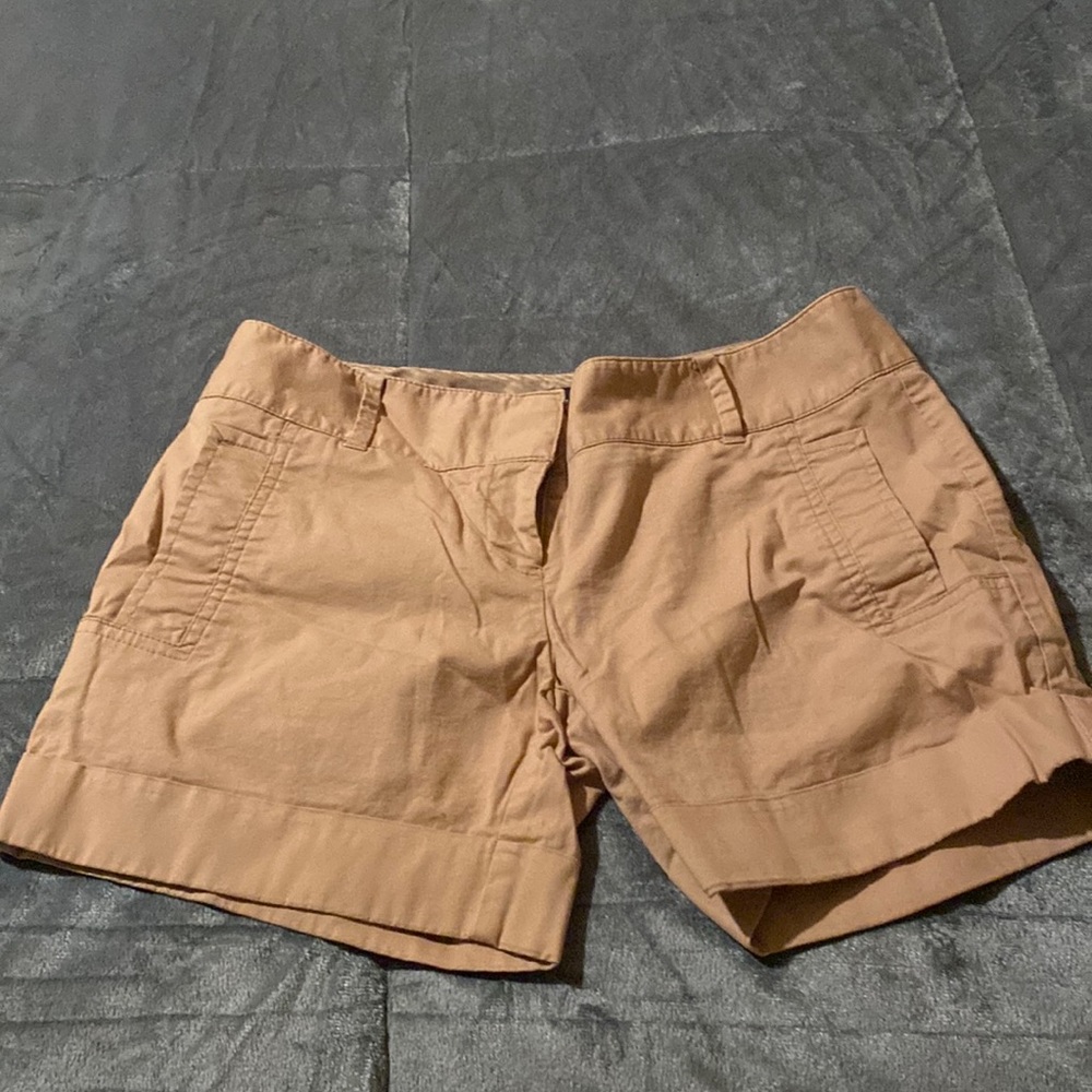 Size 0 cute tan shorts from The Limited. Lightly worn.